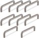 SOTECH 10 x Meubelgreep BG03e Boorgatafstand 96 mm geborsteld Beugelhandgreep