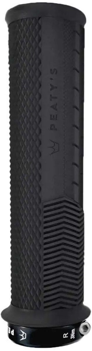 Peaty's Monarch Grips - Zwart/Knurl/Dik