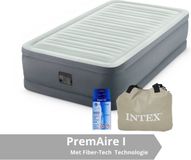 Intex PremAire I - Luchtbed - 1 Persoons - Grijs