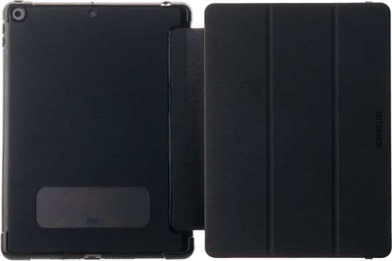 OtterBox React Folio-hoes voor iPad 8th/9th gen, Zwart