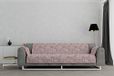 Italian Bed Linen Glamour antislip sofa-afdekking, bordeaux, 4 plaatsen