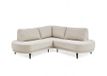 ATLANTIC home collection Hoekbank Ronny, 199 cm x 199 cm x 82 cm, gelijkbenig, crèmewit