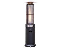 Eurom Flameheater Round 11000 Terrasverwarmer - Zwart - Gas - 40 m²