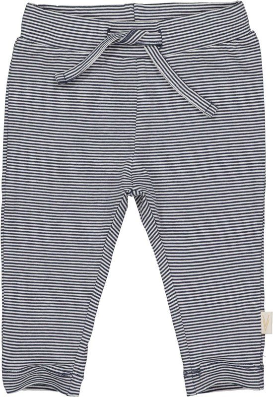 Levv baby jongens joggingbroek Nestor aop Blue Dark Night Stripe