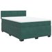 vidaXL Boxspringbed met matras, fluweel, donkergroen, 200x200 cm