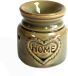 AWGifts Home geurbrander - céramique - brander pour waxmelt - vert - cœur