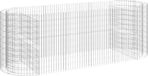 Gabion jardinière surélevée 300x100x100 cm fer galvanisé