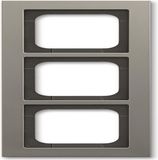 Busch-Jaeger ABB Busch-Jaeger afdekraam 3v ax-platin
