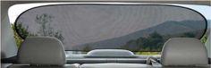 IWH pare-soleil voiture lunette arrière, noir, 100×50 cm