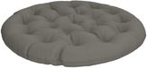 vidaXL Papasan Stoel Kussen VIANEN 100% Polyester Grijs Ø 120 x 12 cm
