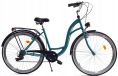 Meisjesfiets 26 inch 7 versnellingen zeegroen zwart
