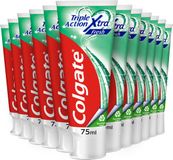 Colgate Triple Action Xtra Fresh tandpasta - 12 x 75 ml - Voordeelverpakking
