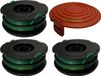 Black&Decker 3 bobines de fil + capuchon pour débroussailleuse GL 710 701 716 720 741 DF-80-BKP