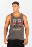 Gorilla Wear Churchill Stringer - Verwassen Grijs - L