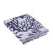 Baroni Home Strandhanddoek met franjes, 100% katoen, super absorberend, strandlaken sneldrogend, 90 x 160 cm, jacquard-blauw