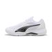 PUMA Unisex SOLARFLASH III Indoor Court Schoen, Wit Zwart, 6 UK, Puma White Puma Zwart, 39 EU