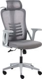 Beliani ERGONOX - Bureaustoel - Grijs - Mesh