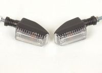 Replay Zwart Rechthoekig Knipperlicht met Repeteerlamp voor Motorfiets 12V 10W Nieuw