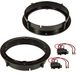 Sound Way Installatiekit Luidsprekeradapters 165 mm Compatibel met VW Volkswagen Skoda Seat