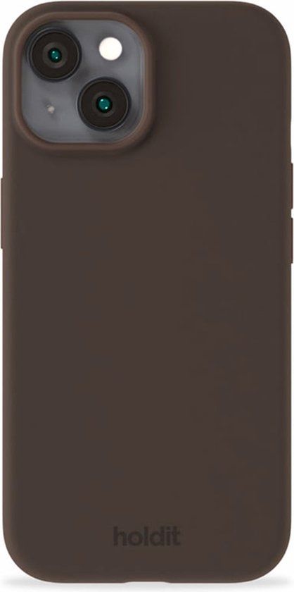 Holdit Silicone Case geschikt voor Apple iPhone 14 / 13 - Chocolate