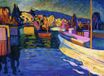 Your Decoration B.V. Impression d'art Wassily Kandinsky - Herbstlandschaft mit Booten 80x60cm