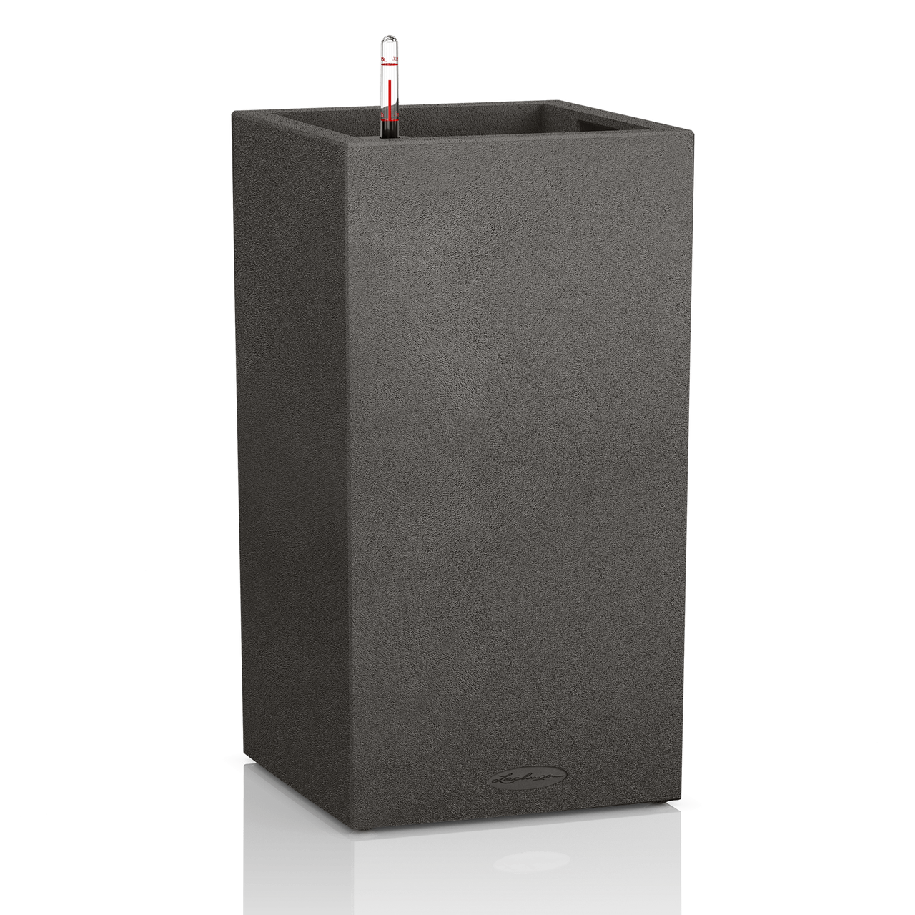 Lechuza Canto Stone 40 high - Plantenbak - Zwart