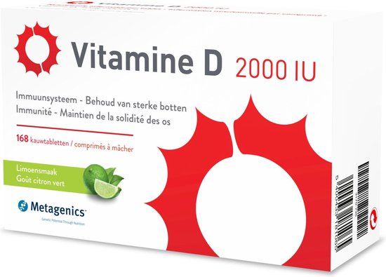 Metagenics Vitamine D 2000IU 168 Tabletten