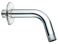 Cornat Wandarm - 130 mm uitlading - 45° helling - 1/2 inch aansluitschroefdraad - geschikt voor alle gangbare hoofddouches - messing verchroomd/toevoerarm voor regendouches/douchearm / TECBW3308