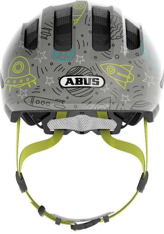 Abus Smiley 3.0 LED - Fietshelm - Kinderen - Grey Space - S (45-50 cm)