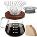 Cafetière avec 600 ml de verre borosilicaté