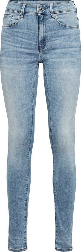 G-Star RAW 3301 Skinny Jeans Dames - Lt Indigo Aged - W25/L32