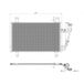 NRF Condenseur, Climatisation 350361 Mazda 88460wb001 D09w61480 D09w61480a