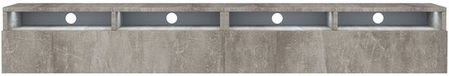 Selsey Rednaw TV-meubel Betonlook met LED 200 cm