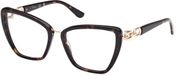 Guess GU50180 Dark havana Cat Eye Vrouwen Brilmonturen