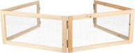Trixie Indoor Ren Cavia - Hout/Metaal - Zand - 240x60x30 cm