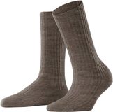 FALKE Cosy Wool Boot eenkleurig wol sokken dames bruin - maat 35-38