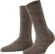 FALKE Cosy Wool Boot eenkleurig wol sokken dames bruin - maat 35-38