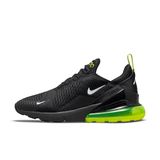 Nike Air Max 270 Herenschoen, 39, Zwart/Volt/Reflect Silver/Wit