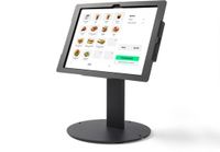 Tabdoq Lite iPad standaard | Veilige, Draai- en Kantelbare houder | Stabiele, verzwaarde voet voor Balies & Bureaus | Voor iPad 10ᵉ Gen (2022) & 11ᵉ Gen A16 (2025) | Zwart