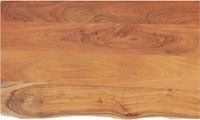 vidaXL Wastafelblad rechthoekig 90x60x2,5 massief acaciahout