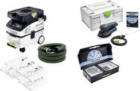 Festool CTM MIDI/ETS EC/GR/FIS Combinatieset Mobiele Stofzuiger + Excenterschuurmachine in Systainer - 578866