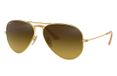 Ray-Ban AVIATOR GRADIENT zonnebril Piloot Goud Bruin