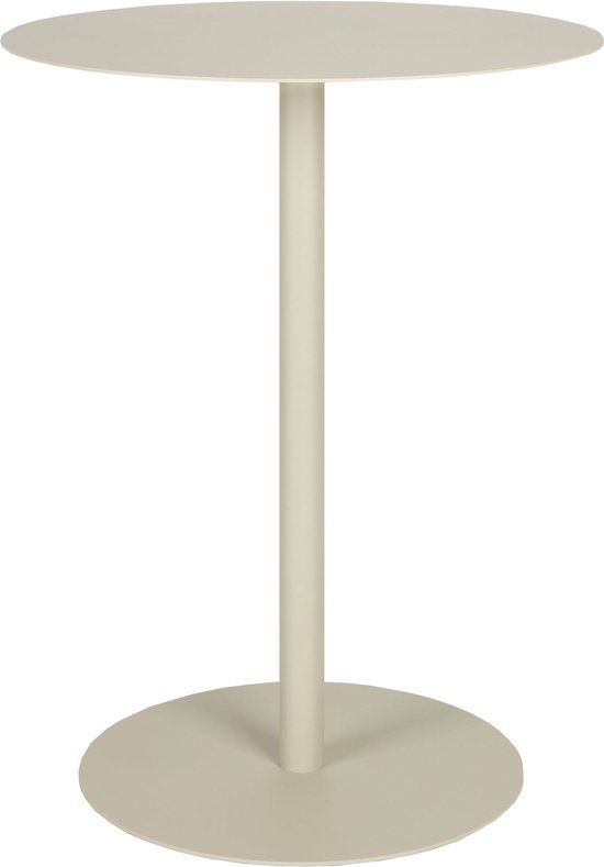 Zuiver Snow Bistrotafel Rond 57 cm Metaal Beige