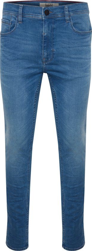 Blend Jet fit Multiflex Heren Jeans - W34 X L34 - Denim Middle blue
