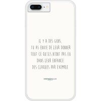 iPhone 7 Plus Bedrukt siliconen hoesje Citation 01