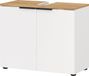 Germania Menen Wit / Eiken Wastafelonderkast 70 cm