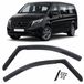 BinaParts Windschermers Geschikt voor Mercedes Vito V-Klasse W447 2014-2023 – Smoke Zwart – 2-Delige Set