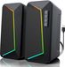 Enceintes de jeu sans marque - Enceintes d'ordinateur - Enceintes pour PC - Noir - 10 W