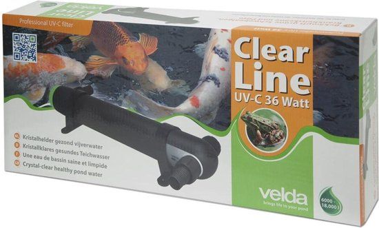 Velda Clear Line UV-C 36 W - Zwart - Kunststof