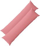 vidaXL Kussensloop HEERLEN Roze Katoensatijn 40 x 145 cm (2 stuks)